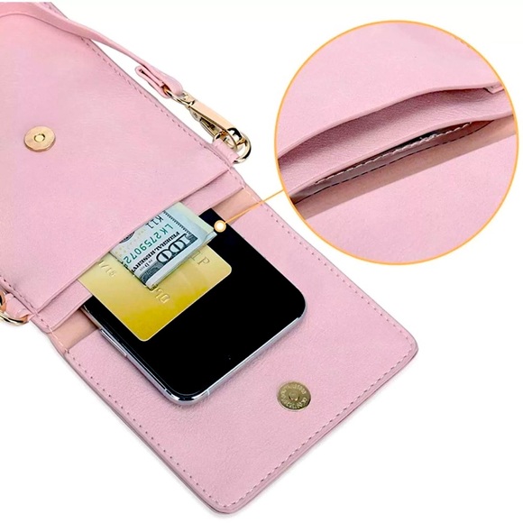 AnsTOP Crossbody Cell Phone Wallet Purse with Adjustable/Removable 27” Strap - Picture 4 of 12